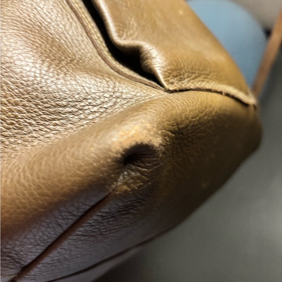 Madewell Green Leather Tote - Picture 9 of 9